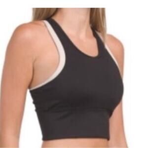 Move Theology Color Block Sports Bra w/ removable pads.  Size M